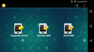 E-mail e SMS temporários screenshot 0