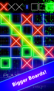 Tic Tac Toe Glow by TMSOFT screenshot 1