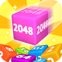 Happy Cube 2048 -merge 3D cube Icon