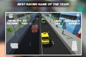 Blocky Pixel Traffic Racer screenshot 8