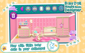 Casa de boneca decoração jogo screenshot 1