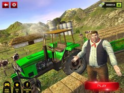 越野拖拉机农夫模拟器2018年：货物驱动 screenshot 5