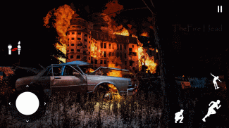 Scary Fire Head: Horror Survival Game 3D screenshot 2