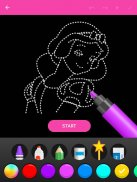 Learn To Draw Glow Princess screenshot 9