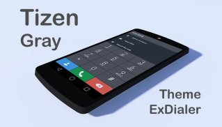 Tzn Gray Theme for ExDialer screenshot 0