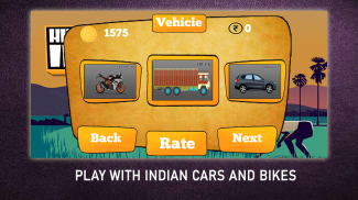 Hill Escape India - 2D Racing Game screenshot 3