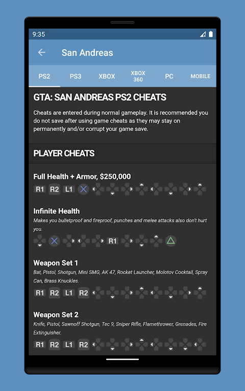 Cheats for GTA SA on the App Store