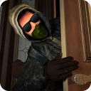 Cidade Cops Sneak Jogos: Bank Robbery Thief Sim Icon