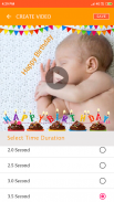 Happy Birthday Video maker - with song and photo screenshot 3