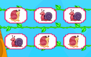 Matching Game-Twirl Snail Kids screenshot 1