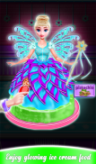 ¡Brilla en The Dark Ice Cream Fairy Cake! Muñecas screenshot 10