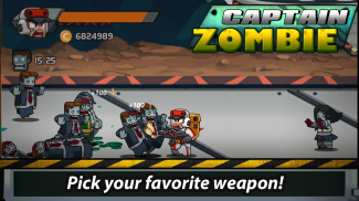 Captain Zombie: Biệt đội anh hùng bắn súng screenshot 1