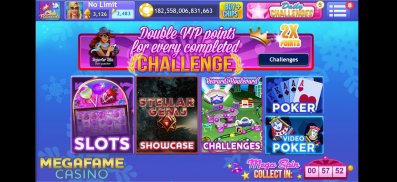 Mega Fame Casino - Free Slots & Poker Games screenshot 1