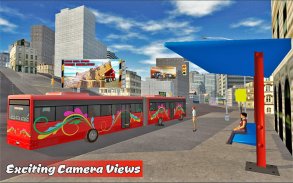 Rijden stad Metro Bus Simulato screenshot 4