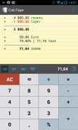 CalcTape Calculatrice screenshot 0