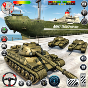 Army Transport Tank Ship Game screenshot 1