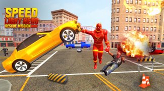 Flying Flashhero Hero Battle screenshot 1