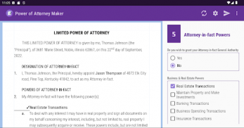 Power of Attorney Maker screenshot 3