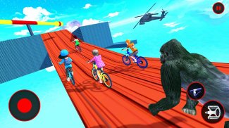 Flying bike crazy stunts game screenshot 0