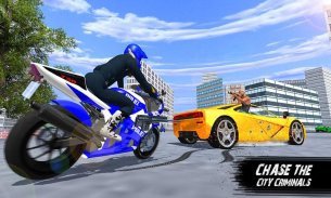 Police Bike - Gangster Chase screenshot 1