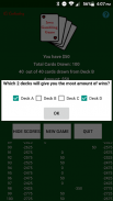 Iowa Gambling Game: Decision Making With Cards screenshot 0