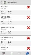 LoMag Barcode Scanner 2 Excel stock inventory data screenshot 1