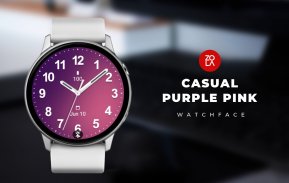 Casual Purple Pink Watch Face screenshot 4