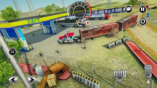 Road Train Truck Driving Sim: Long Trailer Cargo screenshot 4