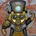 Steampunk Physics-based Puzzle Icon