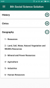 8th Class Social Science Solution screenshot 1