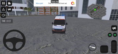 Symulacja 3D kierowcy karetki screenshot 3