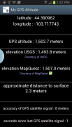 Mijn GPS hoogte en elevatie screenshot 0