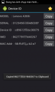 Get Device ID, IMEI, MAC Addr screenshot 1