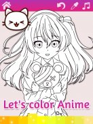 Anime Manga Coloring Pages with Animated Effects screenshot 0