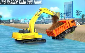 River Sand Excavator Simulator: Crane Game screenshot 6