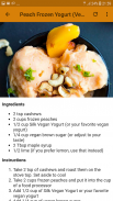 Frozen yogurt recipes screenshot 5