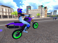 Motorradfahren Verkehrsspiel screenshot 3