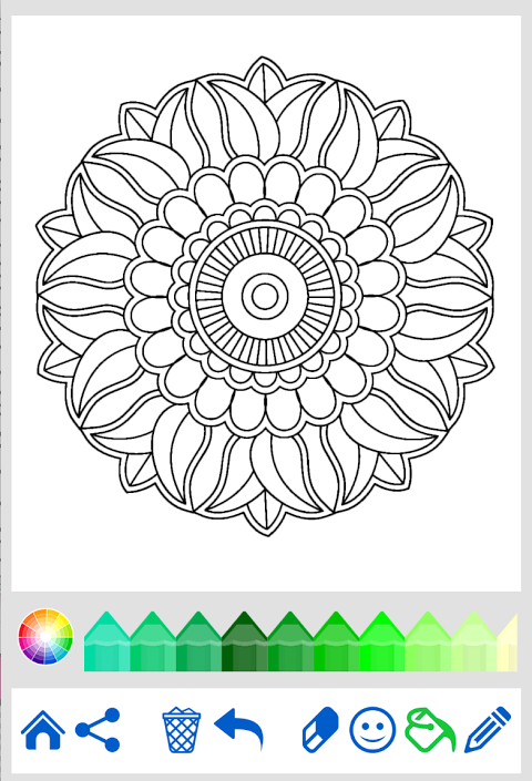 Download do APK de Livro para colorir Mandala para Android