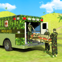 US Army Ambulance Game: Rescue Icon