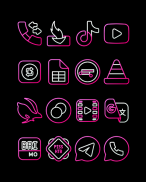 GuavaLine Pink - Icon Pack screenshot 2