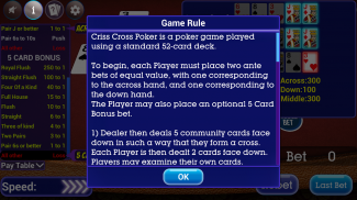 Criss Cross Poker screenshot 3