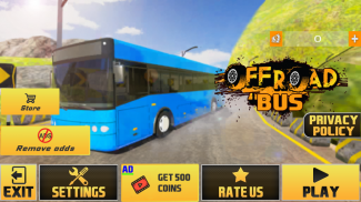 Offroad - Mountain Road Bus screenshot 1