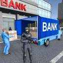 Security Van Driver USA Bank Cash Transport Sim Icon