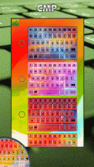 Colorful Galaxy Keyboard Theme screenshot 1