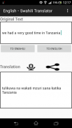 English - Swahili Translator screenshot 5