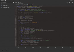 Code editor - Run JS, HTML, PHP and GitHub Client screenshot 8