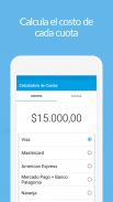 Calculadora Cuotas Mercado Pago screenshot 0