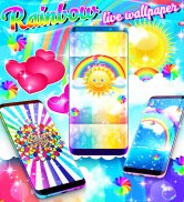 Rainbow live wallpaper screenshot 3