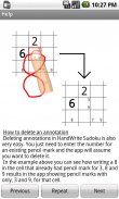 HandWrite Sudoku Free screenshot 5