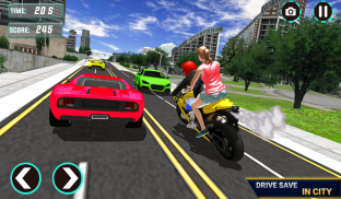 MotorBike Taxi Simulator -Tourist Bike Driver 2020 screenshot 4